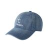 Deodeulimeo Washed Denim Logo Ball Cap - Light Blue