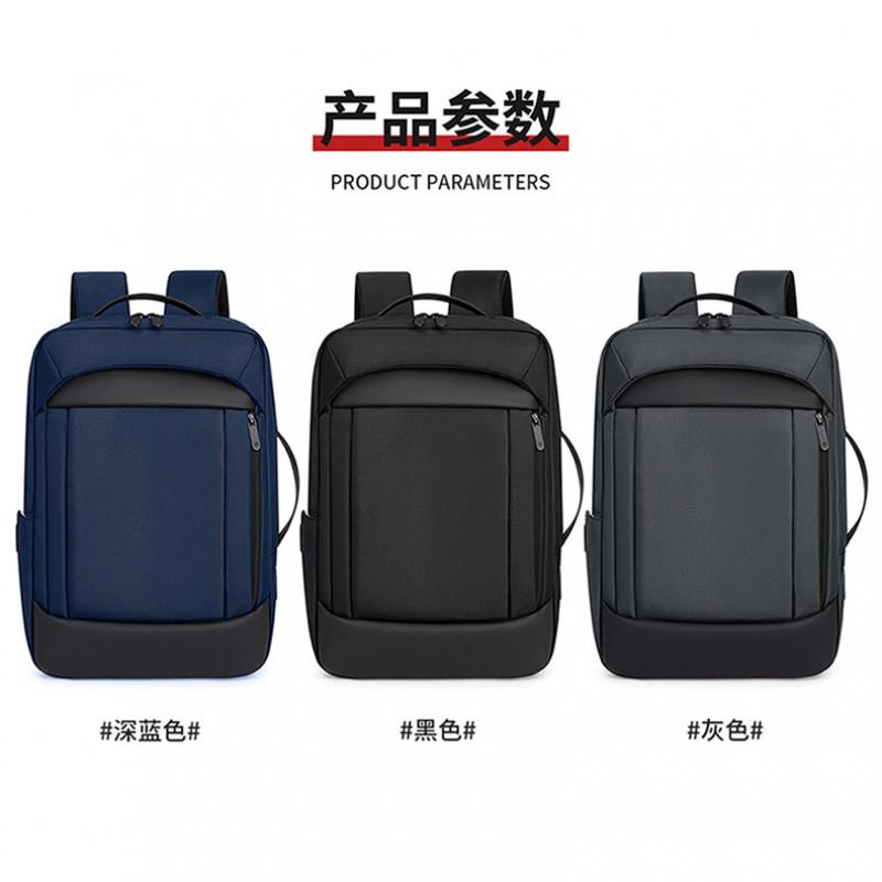 Unisex Business Travel Backpack Laptop Up To 15.6 Inch Water-Resistant Oxford Fabric Lightweight With Air-Cushion Straps