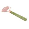 Jadestone Roller Face Massager Skin Tightening Lifting AntiWrinkle Facial Massage Instrument(Pink QuartzJadestone Single Head )