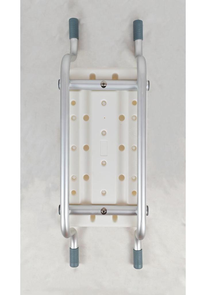 Non-Slip Aluminum Bath Seat with Storage for Elderly, Pregnant Women, and Children