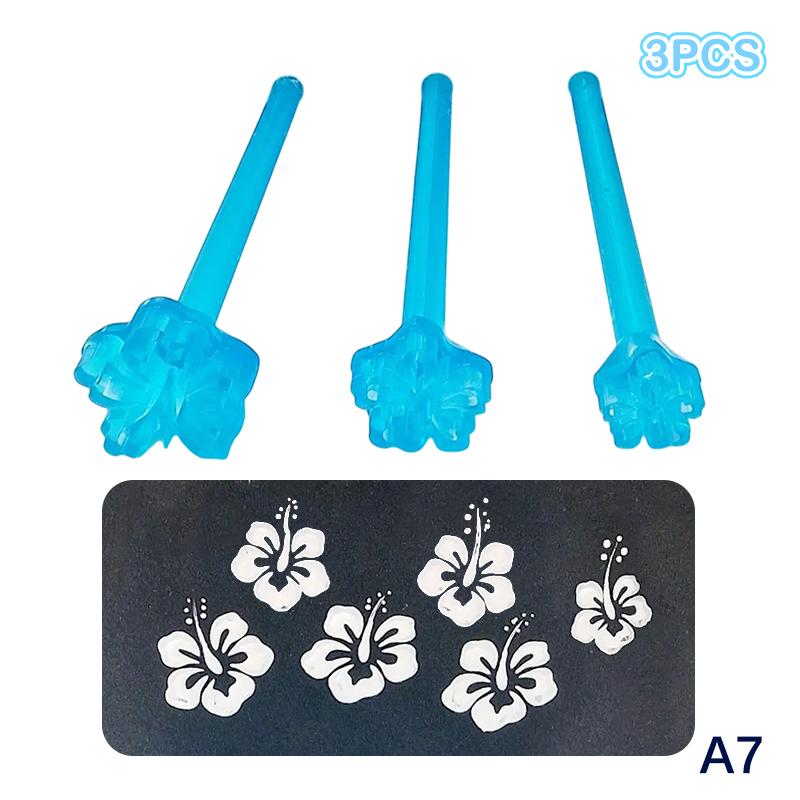 4/5PC Dot Painting Pen Embossing Tool Art Stamp Pen DIYGraffiti Flowers Butterflies Moon Pattern Flower Floral Dotting Tools Set