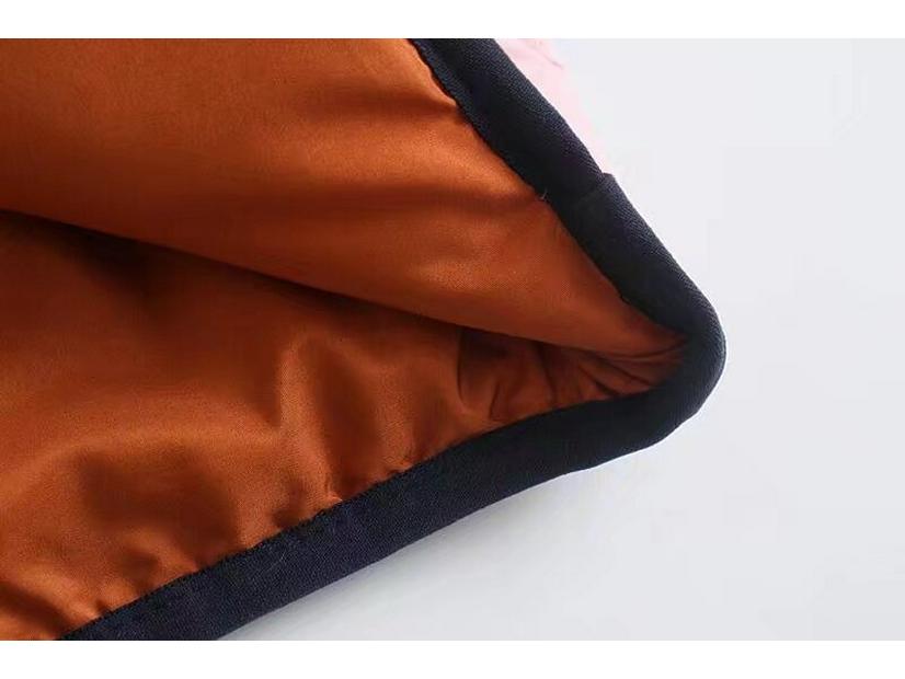 European & American Women's Fashion Fleece-Spliced Short Jacket