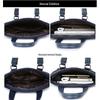 Men's Oxford Cloth Briefcase Crossbody Shoulder Bag Gift and Document Holder