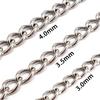 Heavy Duty Dog Chain Leash, Metal Dog Leash for Medium Dogs and Large Dogs (Black, 6ft. X 3.0mm)