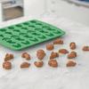 Food-Grade Silicone Candy Mold with 3D Christmas Designs Tree Gingerbread Man Snowman Santa Bells for Baking Chocolate Cookies