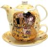 Élégant service à thé et tasse Gustav Klimt