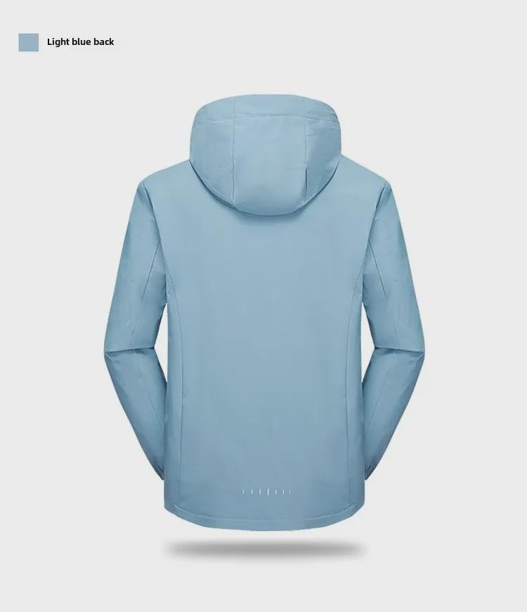 Men's 3-in-1 Detachable Waterproof & Windproof Mountaineering Jacket, Winter Thick Warm Women's Couple Jacket