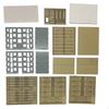 Model Building with Balconies PreCut Apartment Kit Paintable for Hobbyists, Collectors,