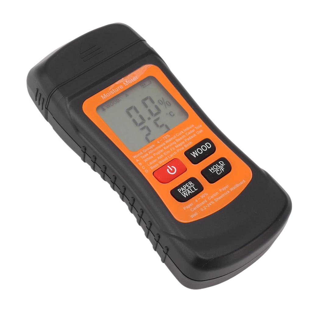 Digital Pin Type Wood Moisture Meter Wood Moisture Tester with Backlight Function for Firewood