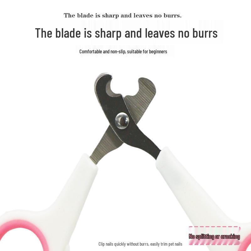 Curved Pet Nail Clippers and Scissors for Cats and Dogs
