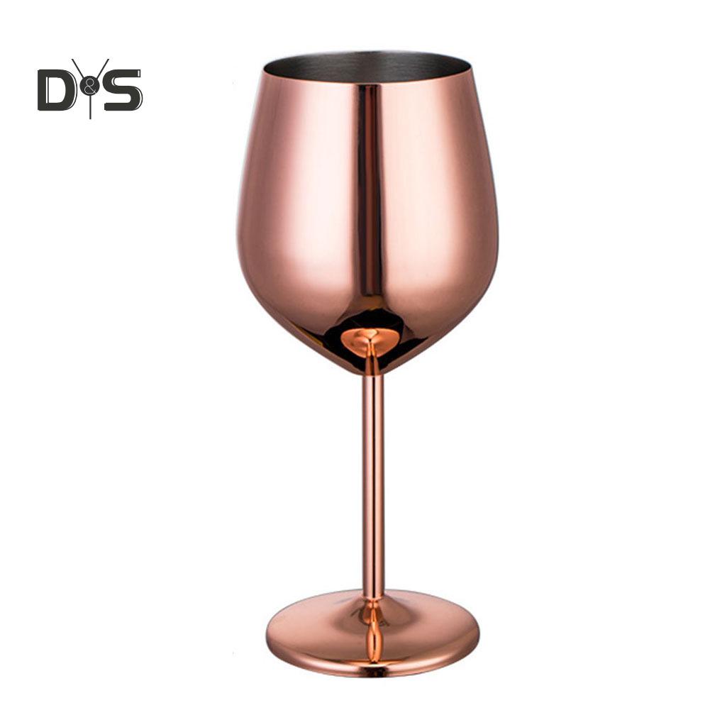 Trendshome Decor Stainless Steel Red Wine Goblet Bar Party Beer Juice Drink Champagne Cup