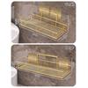 Metal Cosmetic Storage Shelf Wall Mounted Sanitary Organizer Shelf Bathroom Storage Rack  Household