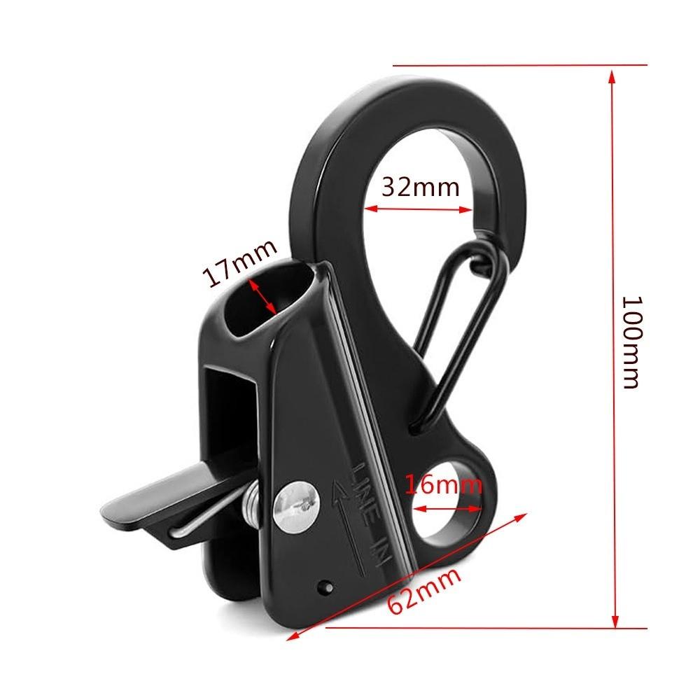 3/8 Inch Boat Anchor Hook 5/8 Inch Quick Release Bumper Convenient Boat Fender Clip  Marine Use