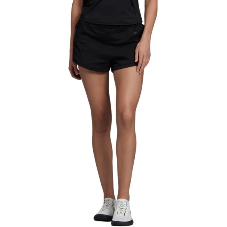 adidas Sports Shorts Women's Black Moderate Knitted Shorts EA2551