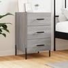 VidaXL Bedside Table Sonoma Grey 40x40x66 Cm Engineered Wood 827674