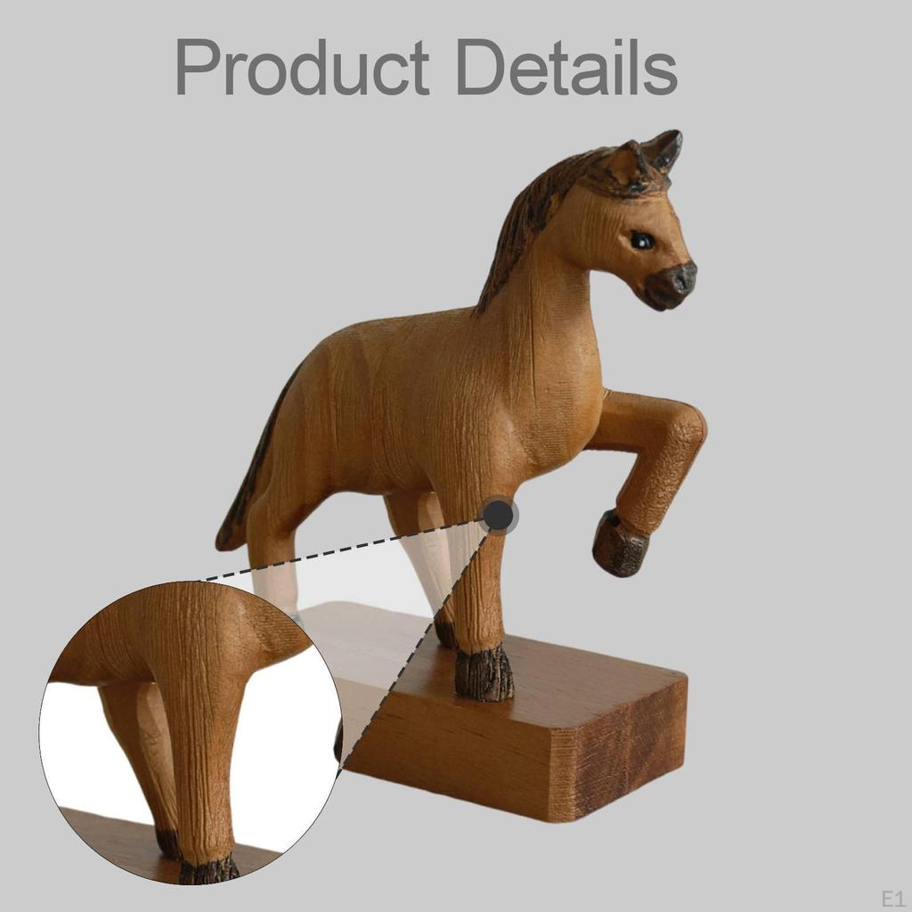Dekorative Pferdestatue Zierfigur Vintage Handwerk Sammlerstück Mittelstück Geeignet für Wohnzimmer