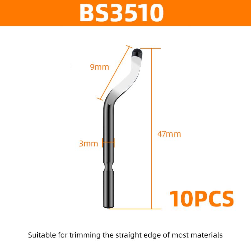 Edge Cutter Deburring Tool with Cutter Handle Burr Trimming Knife For Copper Aluminum Steel Plastic Wood Rubber BS1010 BS1018