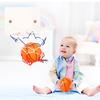 16cm Children's Basketball Size 3 Youth Training and Competition Ball Soft Rubber Durable Indoor/Outdoor Sports Ball