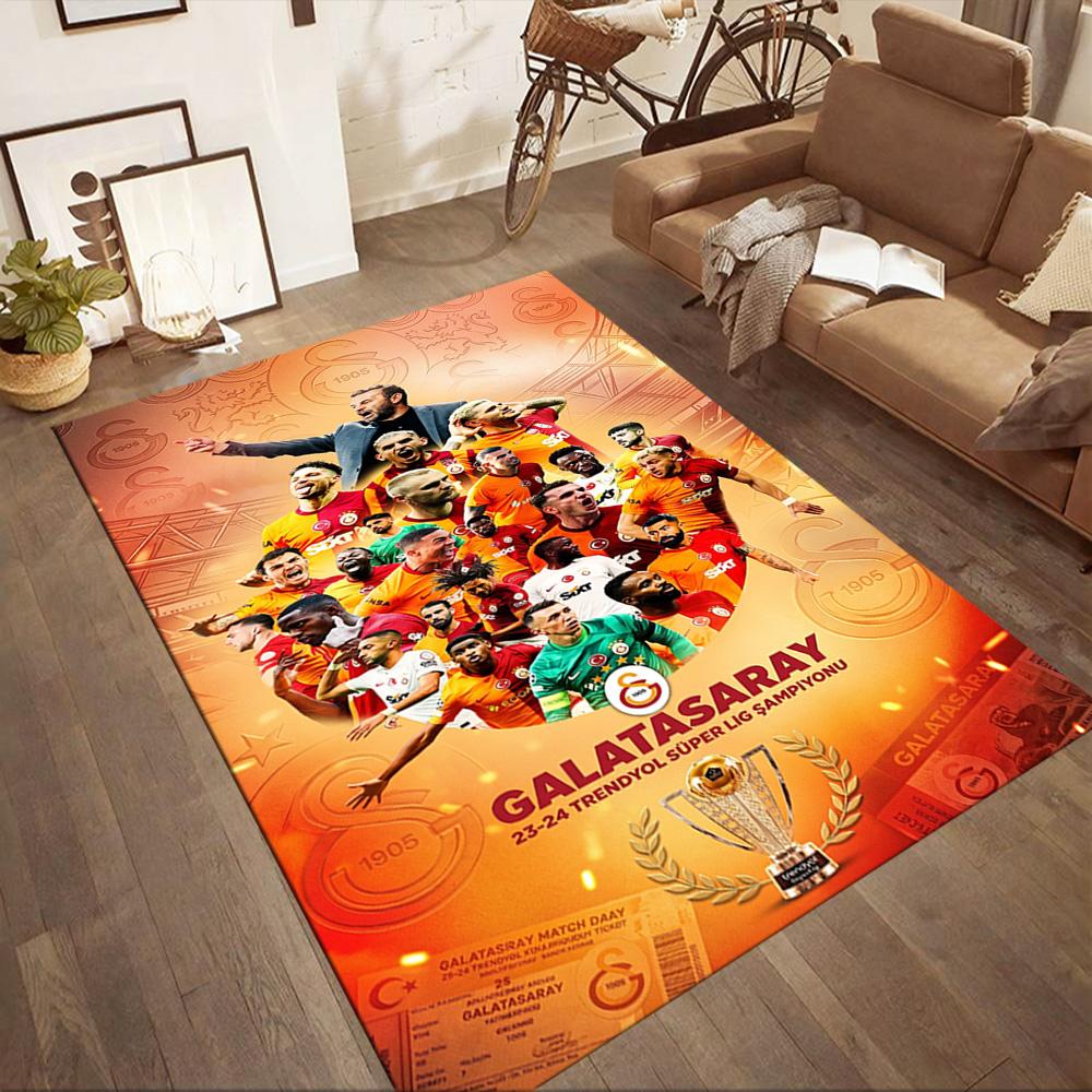 Galatasaray 347 Area Rug Suitable for Decorate room Entryway Outdoor Hallway Antislip Carpet Office home decor Gift for Festivals