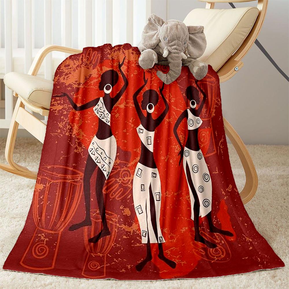 African Style Blanket Ultra-Soft Suitable for Bedding Office Chair Chair Four Seasons Universal Modern Style Gifts For Family Or Friends