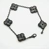 New Arrival Four-leaf Clover Bracelet Natural Mother-of-pearl Agate Accessible Luxury Women's Bracelet