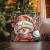 Home Decor Candy Cane Pattern Christmas Pillow For Decor Pattern Cushion Cover Suitable For Sofa Bedroom Car Pillow Cover