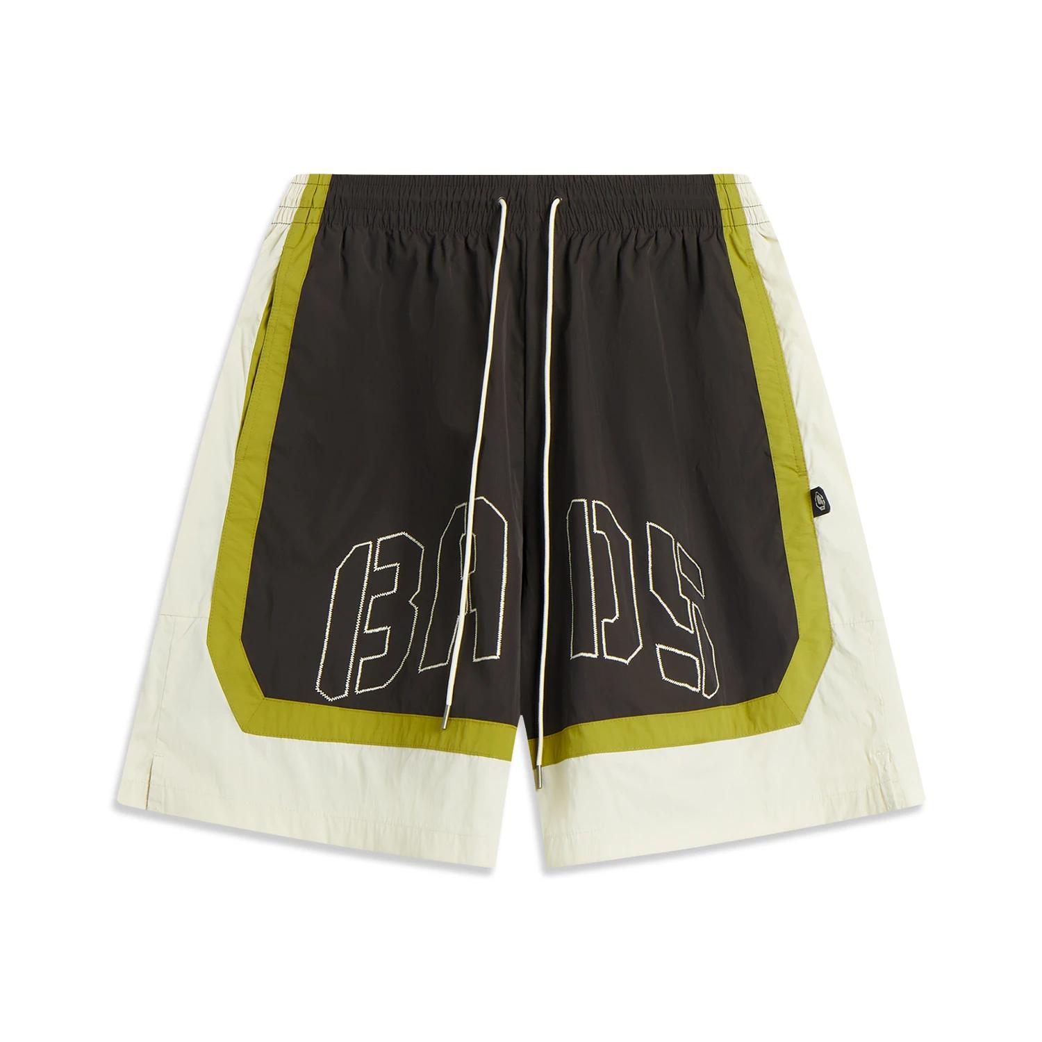 

Li Ning Баскетбольная серия Bad Five Ice Comfort Влагоотводящие Свободные Спортивные Шорты Мужские шорты AKSV035-1 L