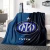 1pc Internazionale Milano Blanket, Gift, for Men and Women, Soft Blanket, Good for Sofa Bed Couch Travel, Lightweight Flannel Blanket