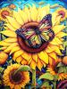 Diy Diamond Painting Mosaic Butterfly Sunflower Full Square/Round Embroidery Cross Stitch Set Animal Floral Home Decor