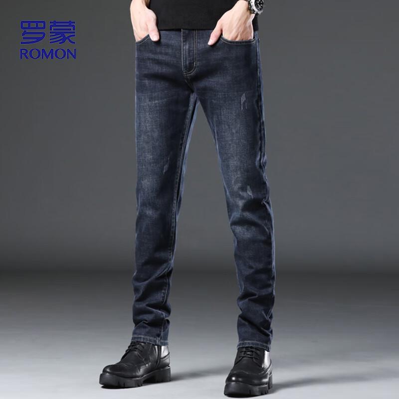 

ROMON Men s GZ22 Straight Leg Jeans 32