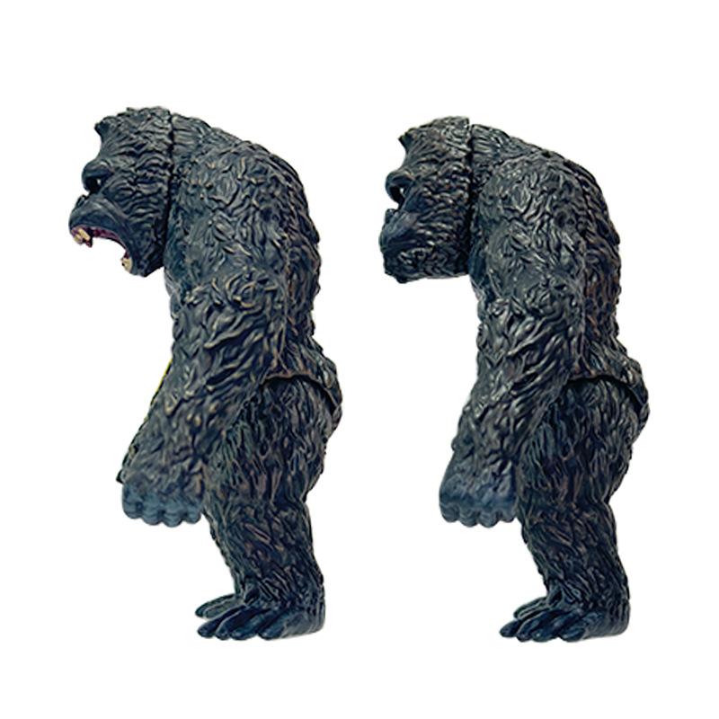2 Styles King Kong Gorilla Articulated Joints Moveable Action Figure Vinyl Doll Collection Model Toys