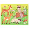 15*11cm 3D Puzzle Cartoon Animals Wood Puzzle Kids Cognitive Jigsaw Puzzle Baby Wooden Toys Educational Toys for Children
