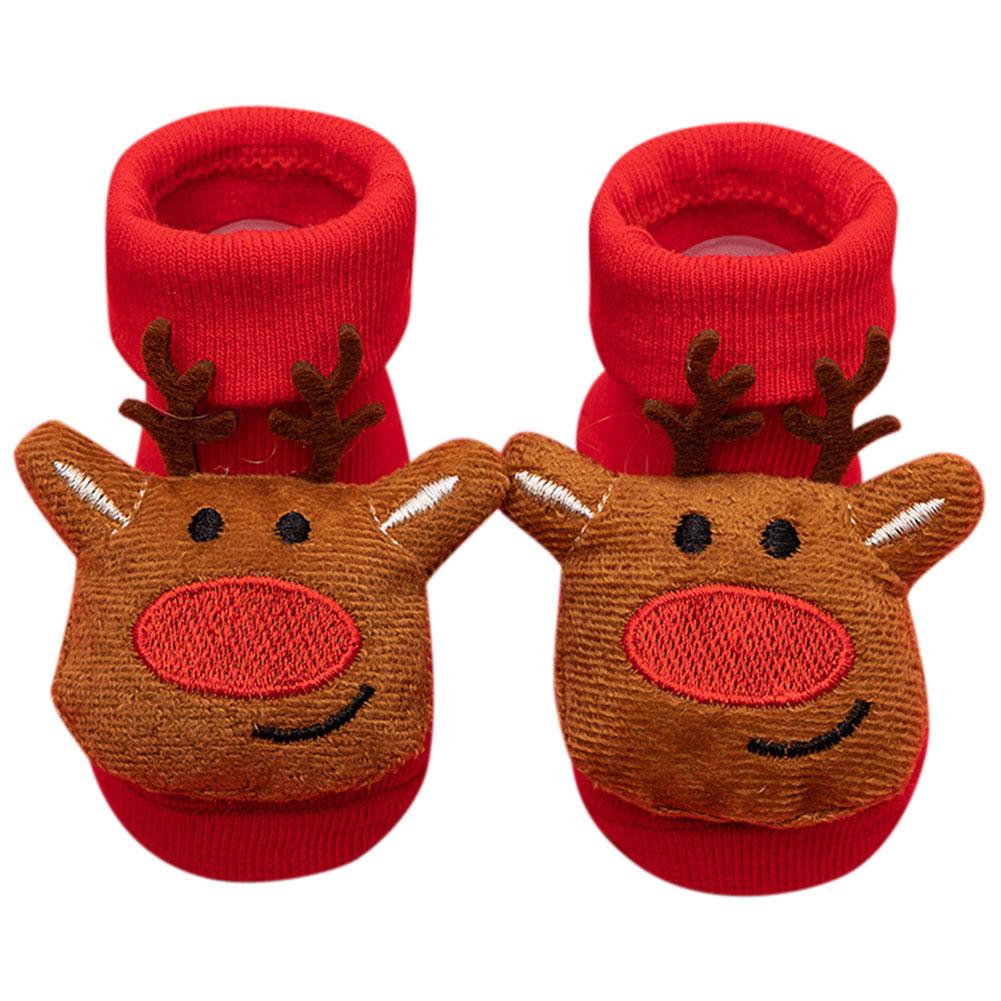 

1pair Infant Stocking Non-slip Cotton Sleeping Sock Spring Autumn for Boys Girls