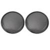 2Pcs Speaker Grill Cover 8 Inch Car RV Black Metal Iron Subwoofer Mesh Grill Cover