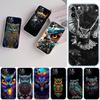 PP15 Cartoon Owl Phone Case for LG K22 K30 K40 K40S K41 K42 K50 K50S K51 K51S K52 K61 K62 K71 K92 Q60 Q61 V40 V50 V60