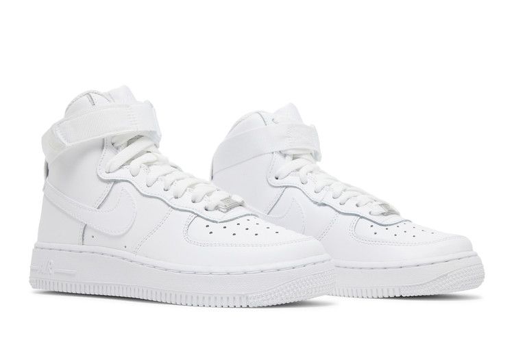 Nike Air Force 1 High LE Triple White (GS)