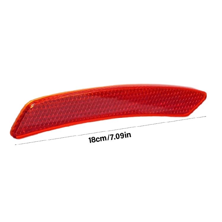 2pcs Car Accessory Warning Reflective Tape Strips Car Side Marker Sticker Reflective Trim Decal Auto Reflector Stickers