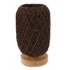Table Lamp Rattan Wood Stepless Dimmable Warm Light Vintage LED Touch Control Beside Lamp for Bedroom Living Room