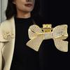 Elegant Atmospheric Bow Corsage Temperament Women'S Coat Fixed Pin Accessories High-End Light Luxury Blazer Corsage