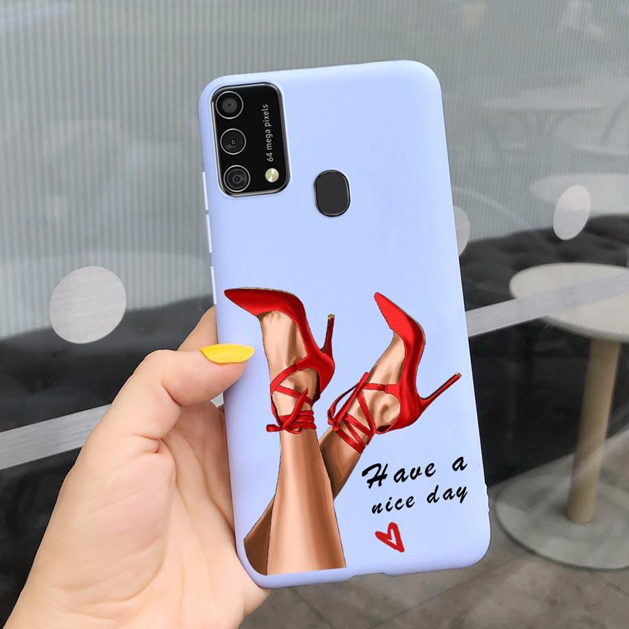 For Samsung Galaxy M31 M21s Case 2020 Couple Love Heart Phone Cover For Samsung M31 Prime SM-M315F M 31 M 21s Soft Case 6.4 Inch