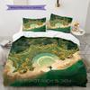 DUNEr Pattern Bedding Quilt Set Quilt Cover Pillowcase Home Decoration Birthday Gift (1 * Duvet Cover + 2 * Pillowcase, Without Core)
