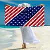 Amerikanische Flagge Mode Strandtuch: Ideal für Sommerabenteuer, Weich, saugfähig und schnell trocknend, geeignet zum Schwimmen und Baden