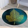 Nordic Flora and Fauna Geometric Printing Pattern Circular Carpet Home Living Room Sofa Bedroom Floor Decoration Carpet