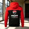 Herren Ducati Corse MotoGP Racing Hoodie Pullover Sweatshirt Lässig Motorrad Sport Kapuzenoberteil