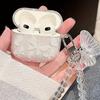 Crystal Butterfly Pendant Bead Bracelet Earphone Protective Case For Airpods Pro3/ Pro2/Pro For Airpods 4/3/2/1 Headphone Cover