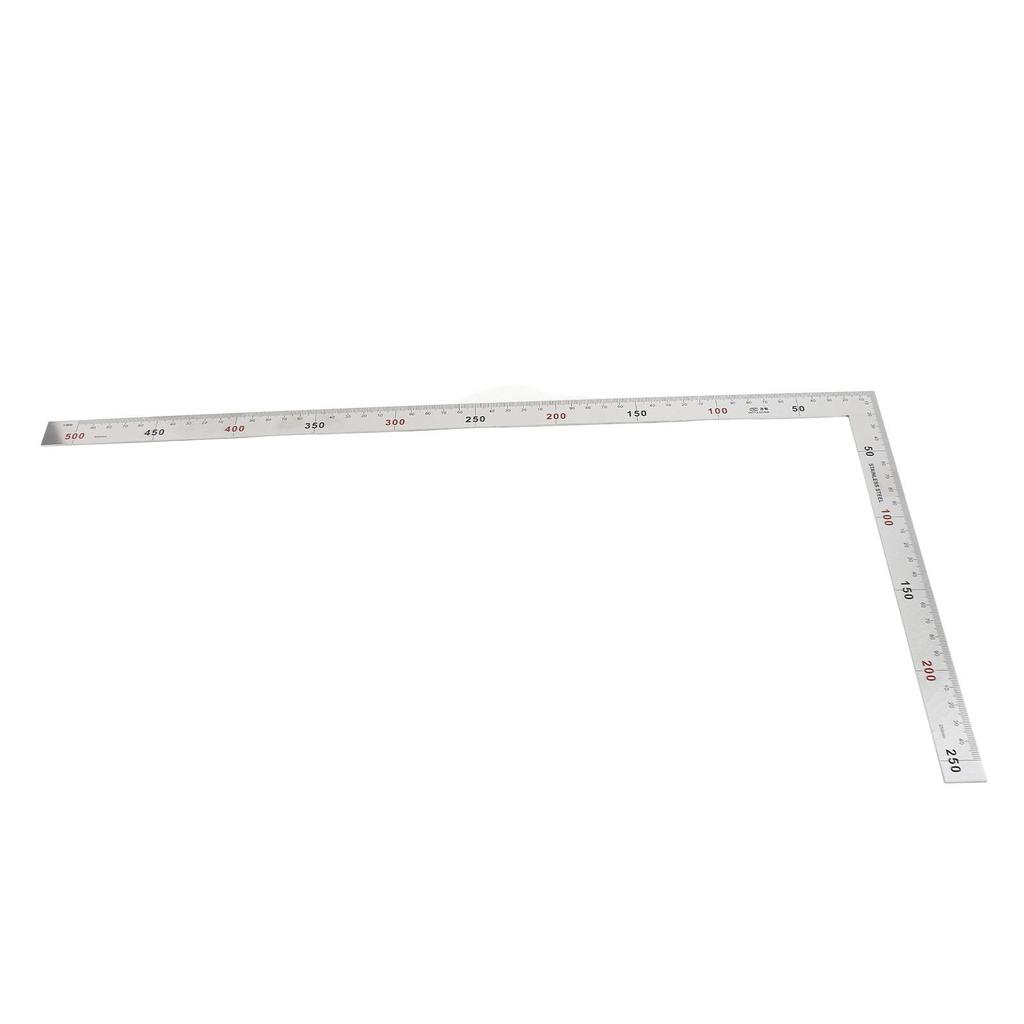 Rostfritt Stål 300x150mm 90 Graders Räta Vinkeln Linjal Mätning Verktyg (#01)
