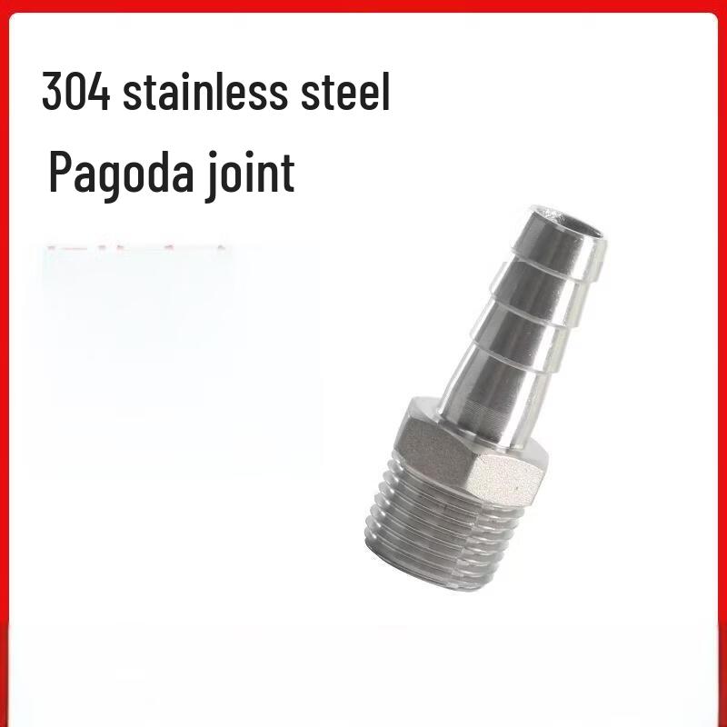 304 Stainless Steel Male Thread Hose Barb Connector