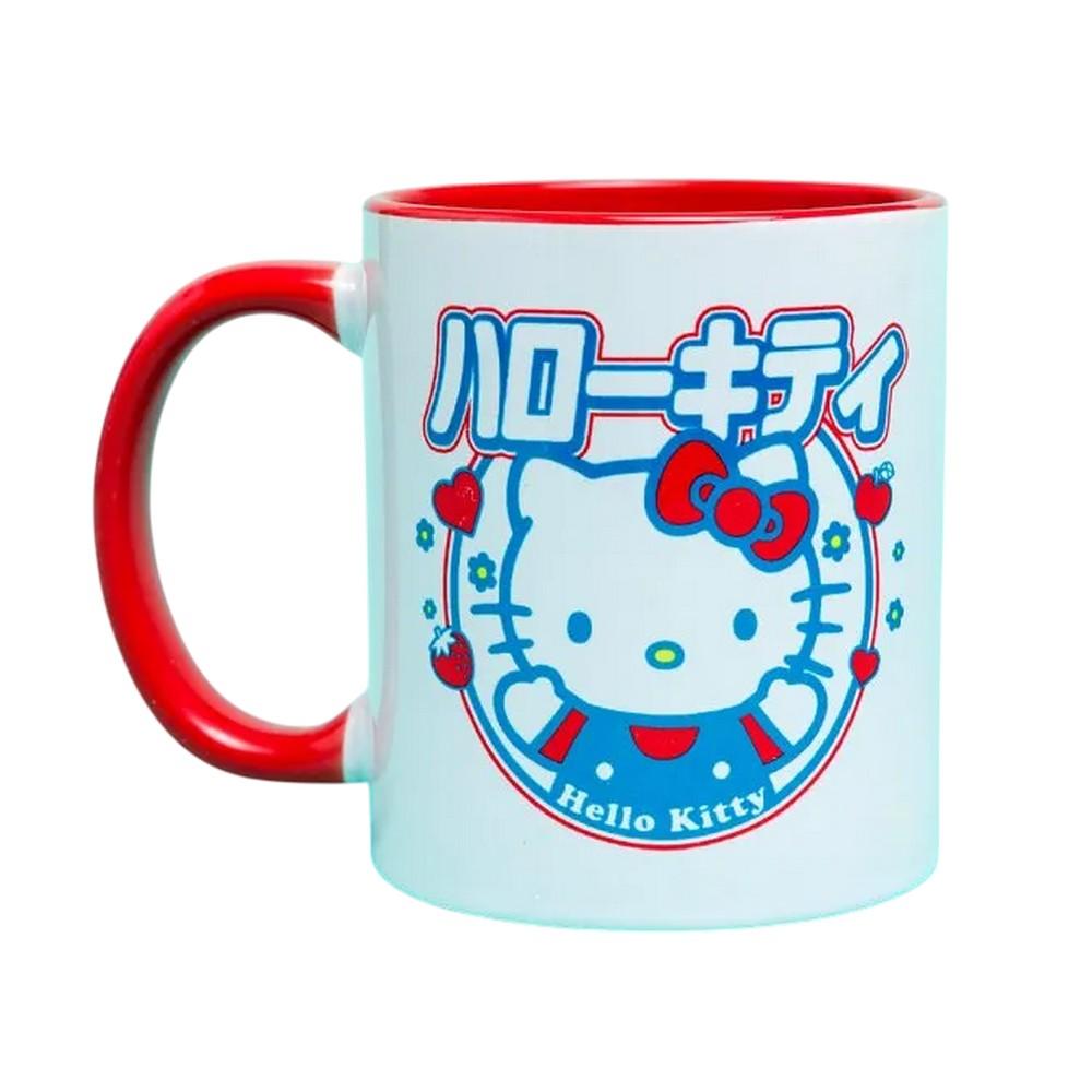 Hello Kitty Sanrio Japanese Logo Mug