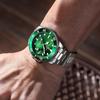 Analog Quartz Water Resistant to 3 Stainless Rotating Date Luminous Large Perfect for Job and More Men's Watch, ATM, Steel, Bezel, Display, Display,