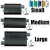 24mm Muffler Silencer S Curved Air Diesel Parking Heater Exhaust Pipe Aluminum Alloy For Webasto Eberspacher Car Truck VAN RV